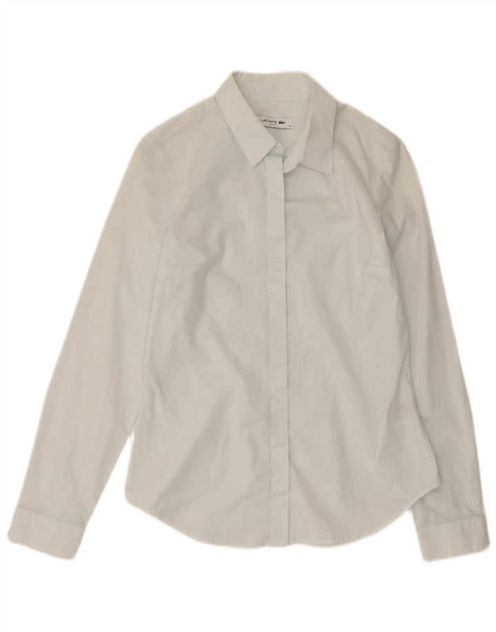 Camisa Lacoste Mujer Slim Fit Talla 36 Pequeña Algodón Verde