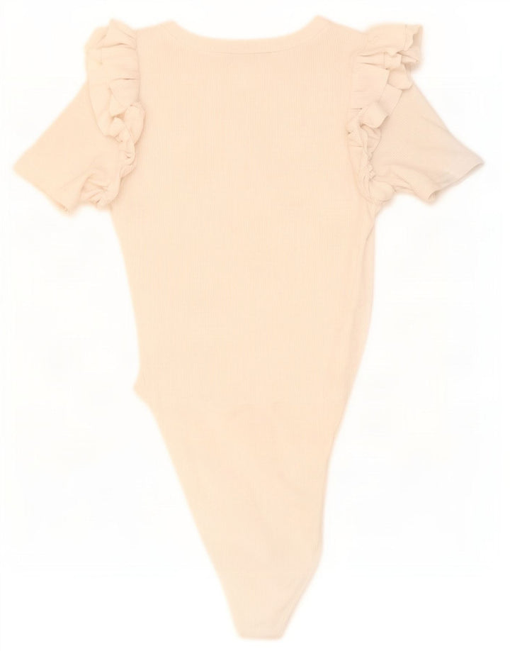 Zara Body para mujer UK 12 Medium Off White Algodón