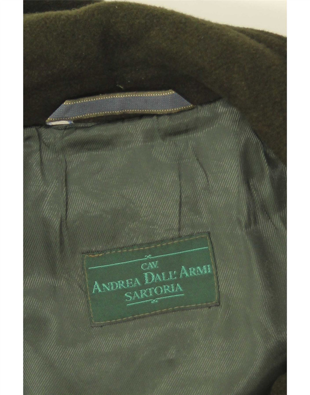 Vintage mujer con capucha Duffle abrigo Reino Unido 14 verde medio
