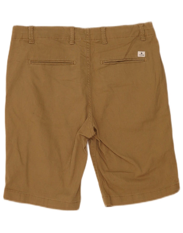 Jack & Jones Mens Chino Shorts Small W32 Algodón Marrón