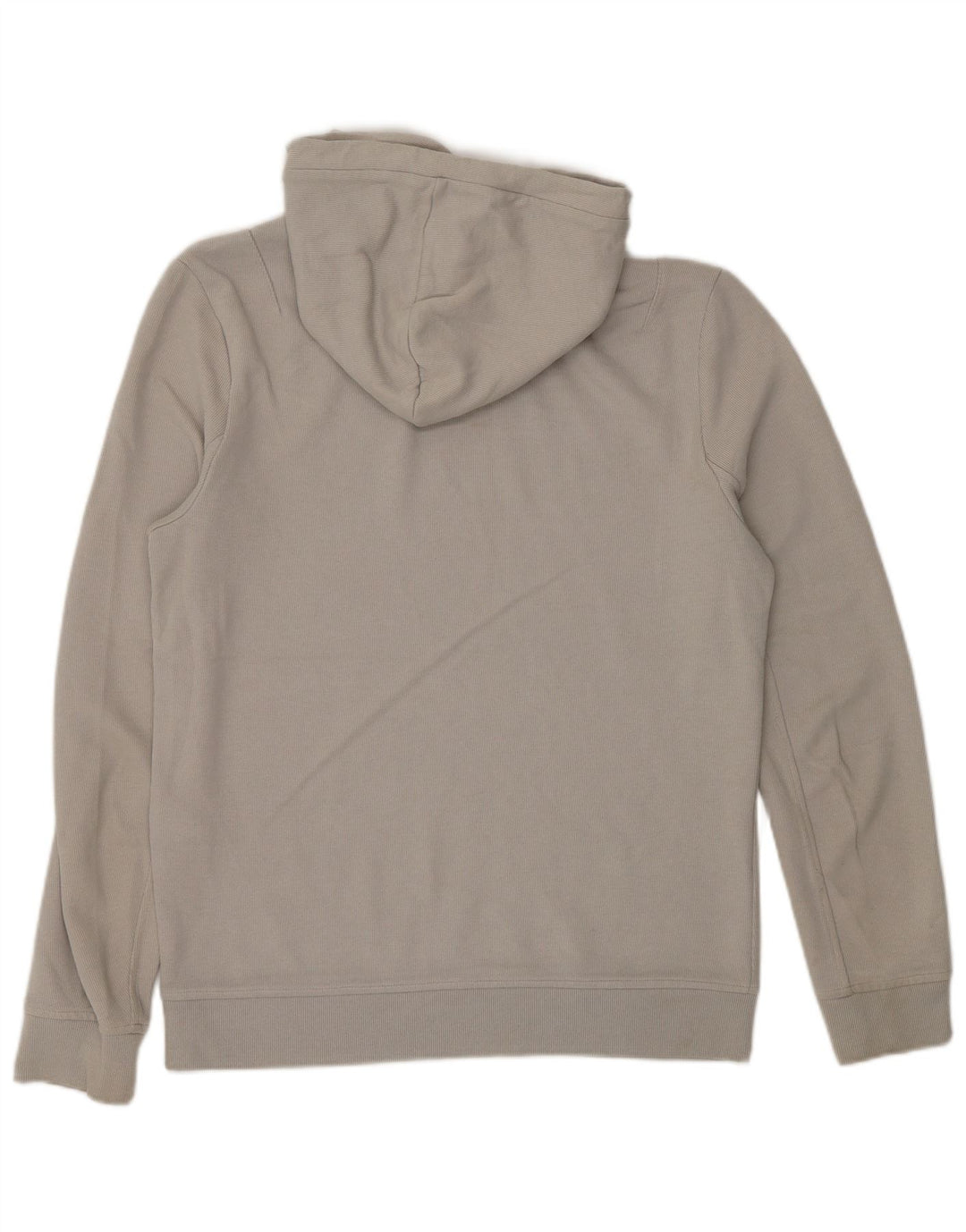 ALL SAINTS Jersey con capucha para hombre pequeño gris algodón