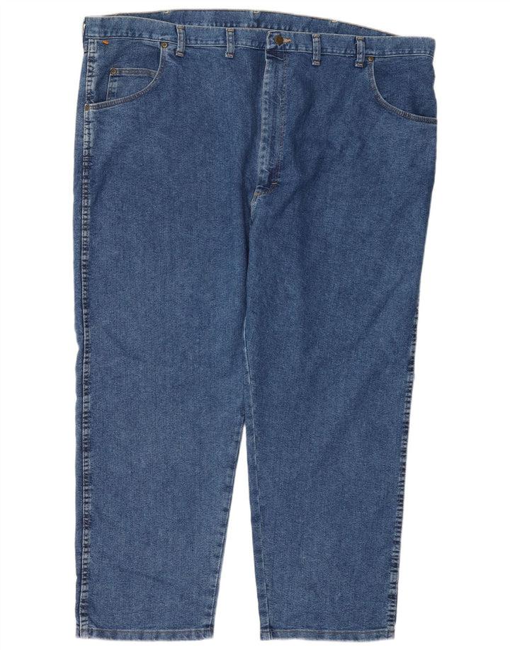 WRANGLER Vaqueros rectos para hombre W50 L28 Algodón azul
