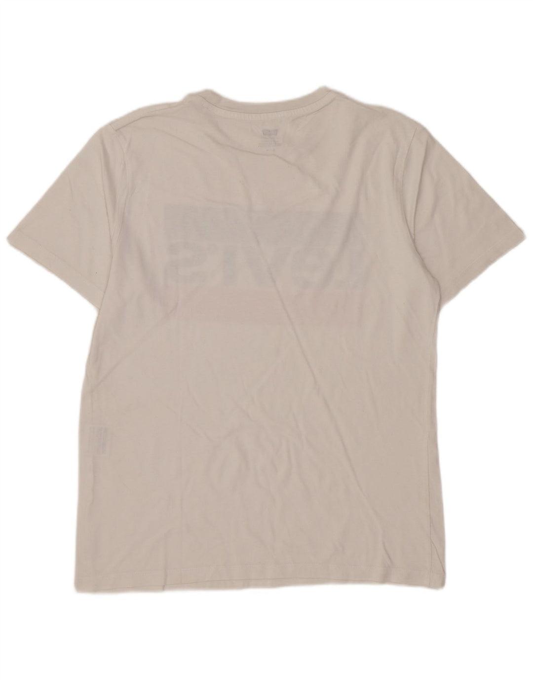 Levi's Camiseta gráfica para hombre Top Small White
