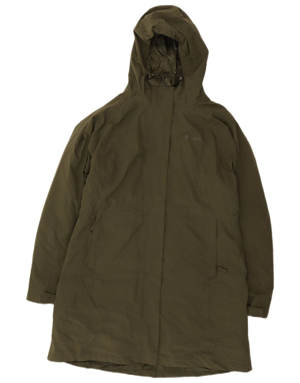 Abrigo acolchado con capucha para mujer Mountain Warehouse UK 46 Large Nylon caqui