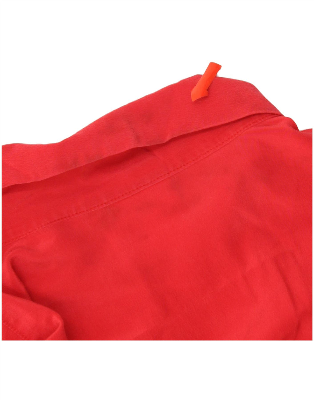 Blusa camisera para mujer Andrea Mare UK 46 Large Seda roja
