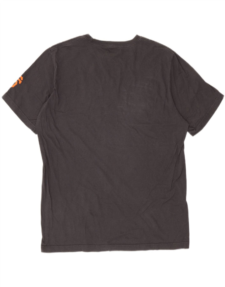NIKE Camiseta gráfica de ajuste regular de los Gigantes de San Francisco para hombre, talla grande, gris