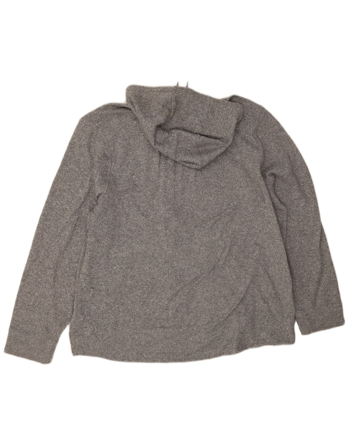 L.L.Bean Suéter con capucha y cremallera para hombre XL Poliéster gris