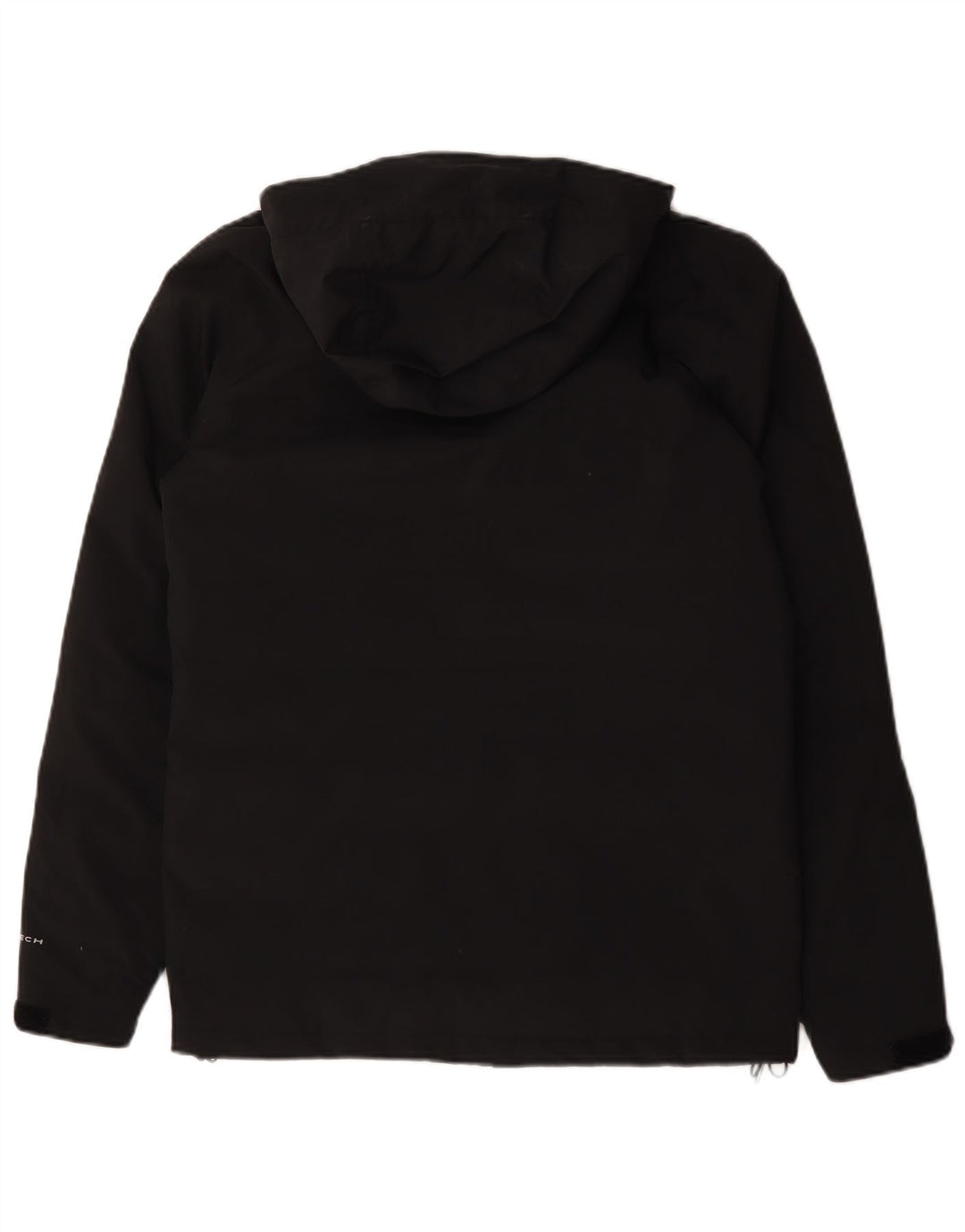 Columbia Chaqueta cortavientos con capucha para hombre UK 36 Small Poliéster negro