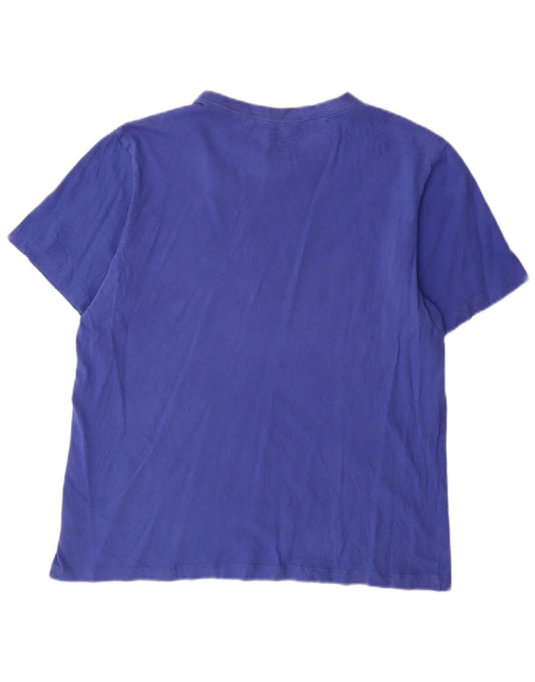 Nike Camiseta para mujer Top UK 46 Large Azul Algodón