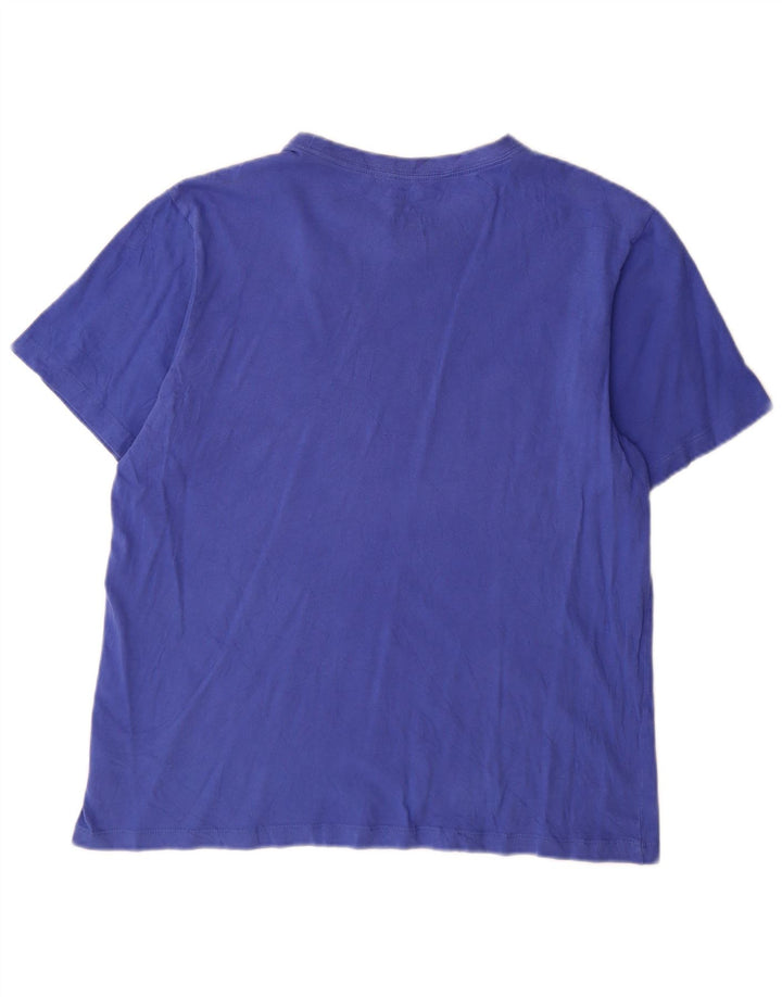 Nike Camiseta para mujer Top UK 46 Large Azul Algodón