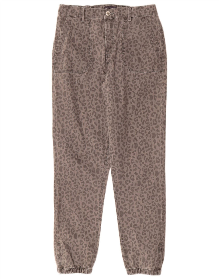 Marks & Spencer Pantalones Chinos para Mujer UK 12 Medium W30 L28 Gris