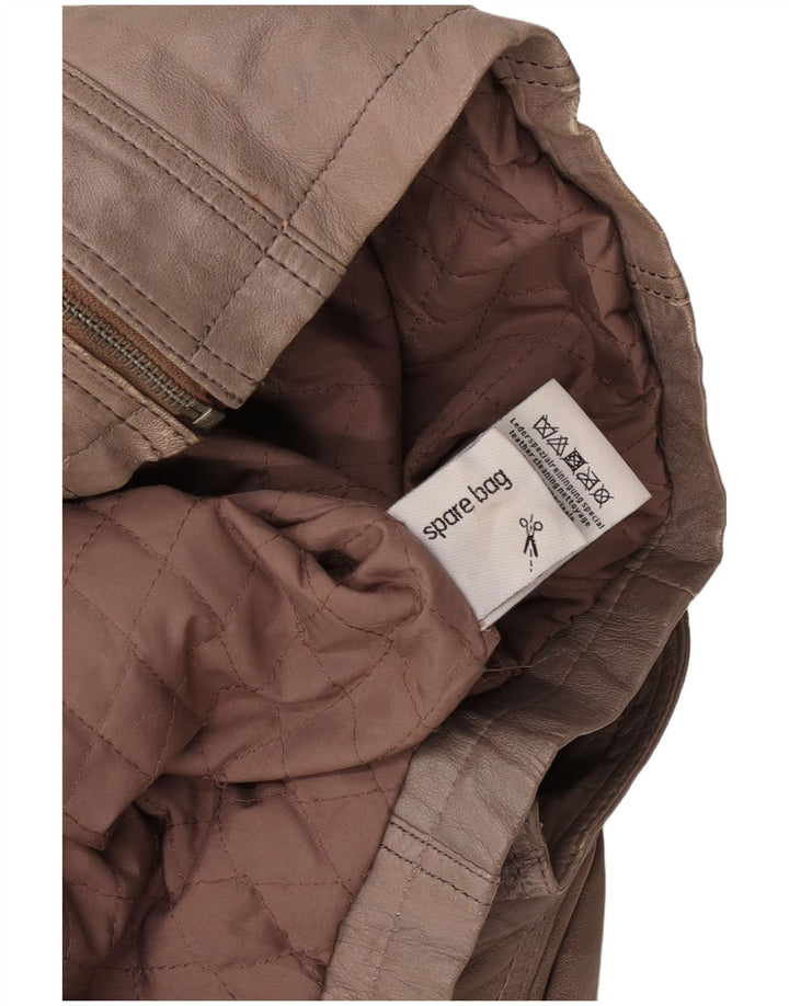 Vintage chaqueta de cuero para hombre Reino Unido 38 cuero gris medio