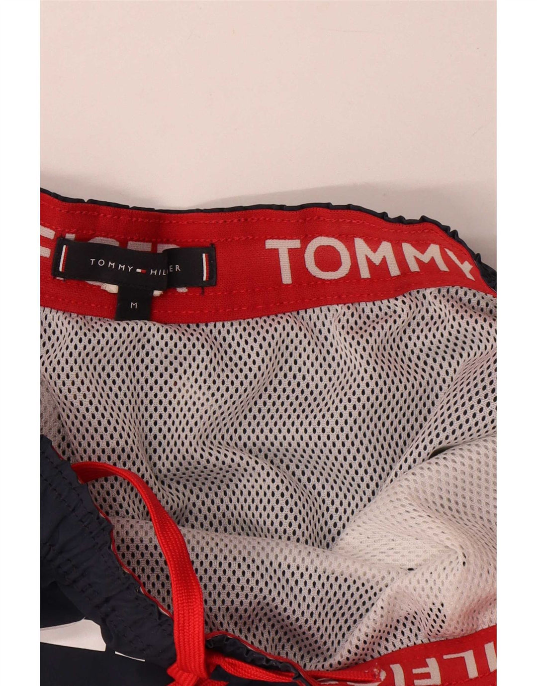 Tommy Hilfiger Shorts De Baño Gráficos Para Hombre Poliéster Azul Marino Medio