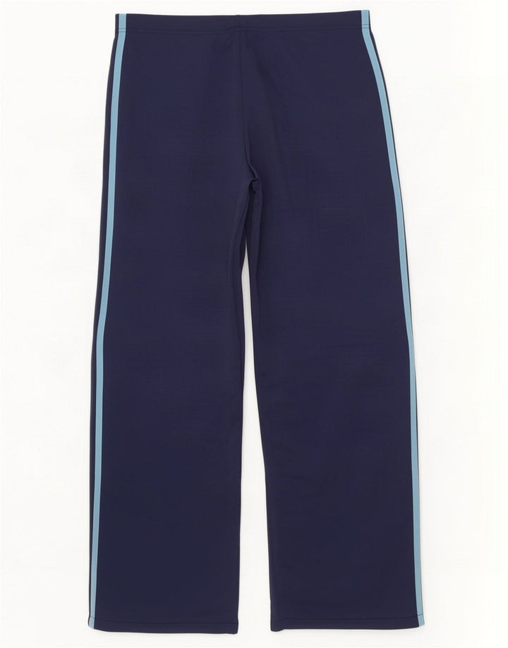 Adidas Pantalones de chándal para mujer UK 44 Medio Azul marino Poliéster