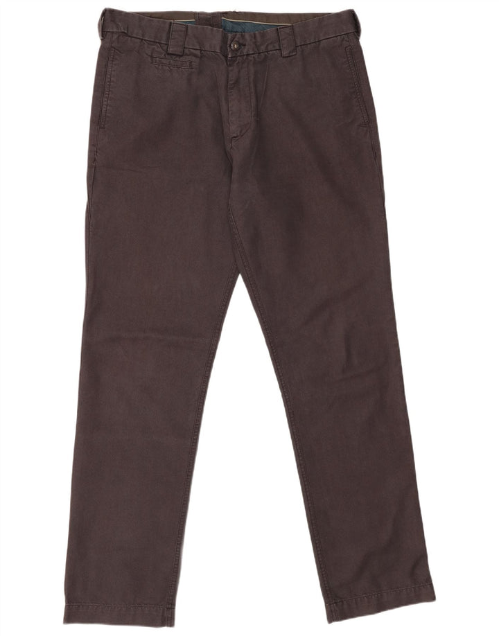 Ellesse Pantalón chino recto para hombre IT 54 2XL W36 L33 Algodón negro