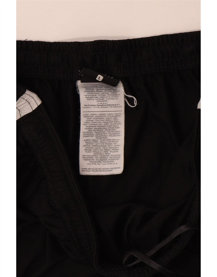 NIKE Pantalones de chándal para hombre, talla grande, color negro, poliéster