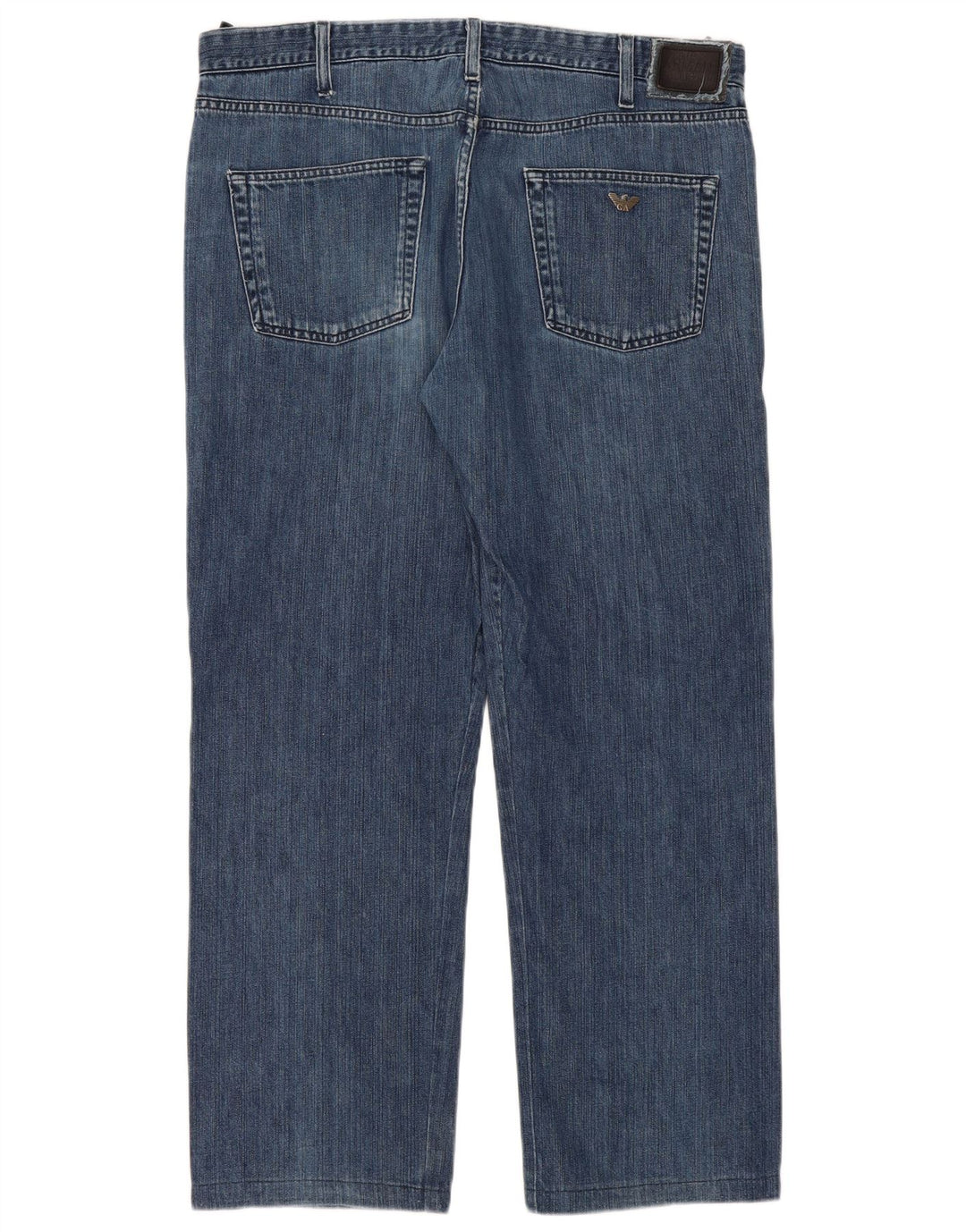 Armani Jeans Rectos Hombre W38 L31 Algodón Azul