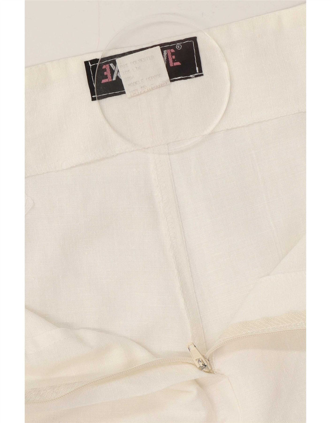 Pantalones cortos casuales exclusivos para mujer XS W24 Poliéster blanco