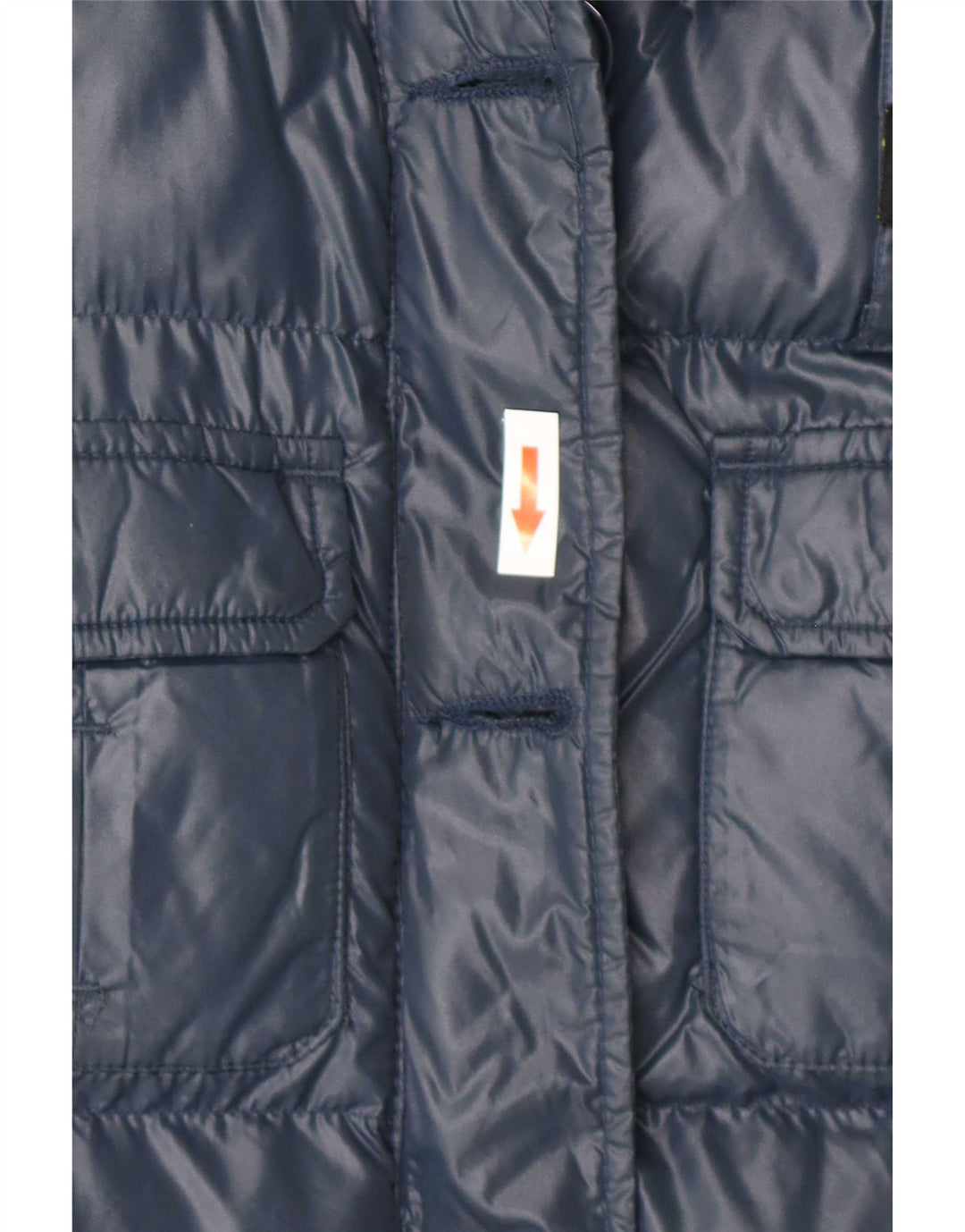 Blauer Chaqueta acolchada para mujer UK 10 Small Azul marino