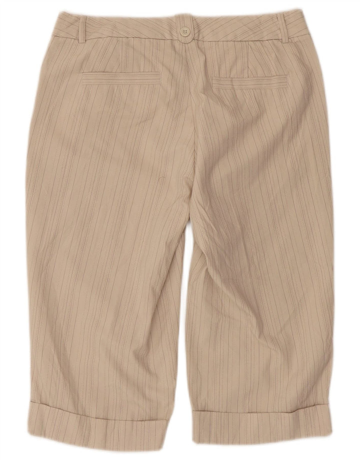 Dockers Pantalones cortos chinos de cintura baja con curvas para mujer US 4 Small W32 Algodón beige