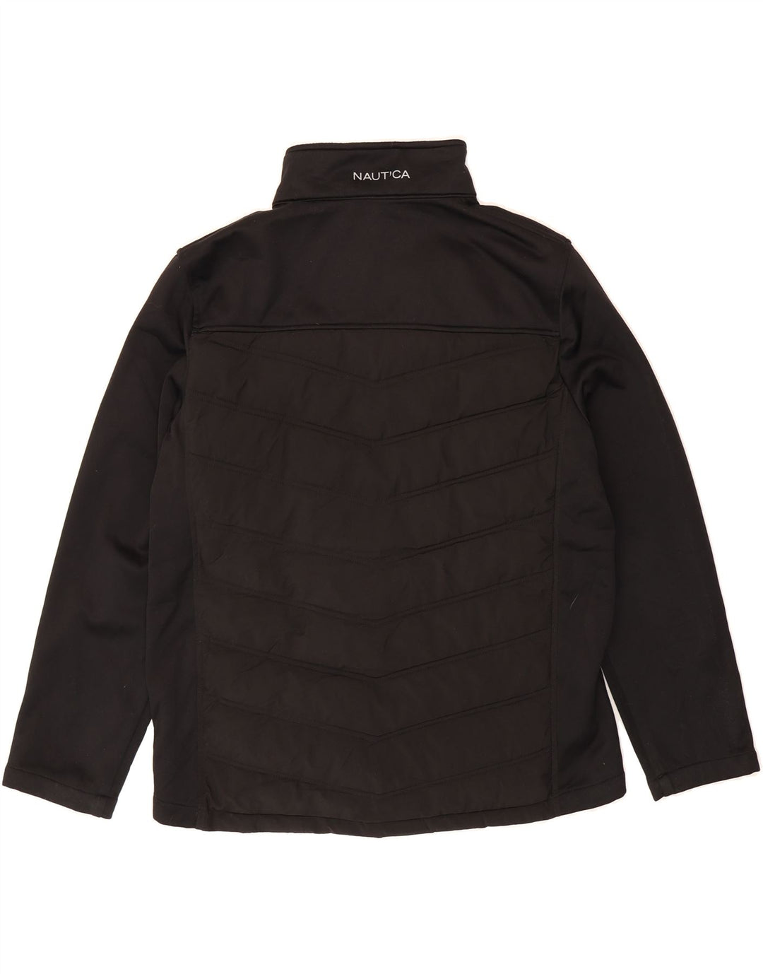 NAUTICA Mens Padded Jacket UK 40 Large Black Polyester Vintage Nautica and Second-Hand Nautica from Messina Hembry 