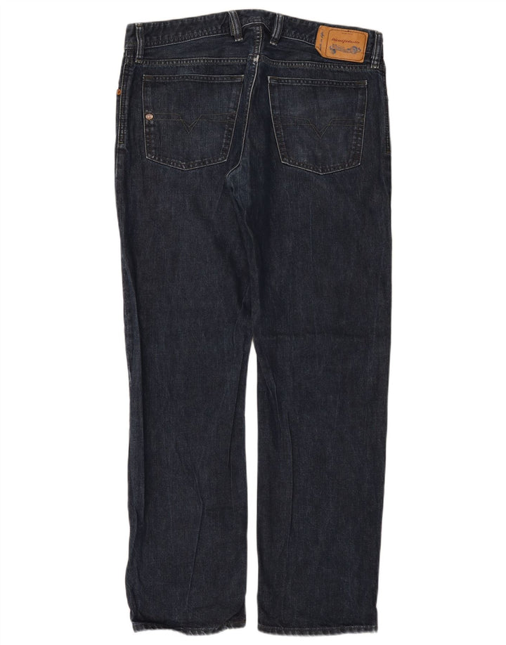 Diesel Hombre Waykee Vaqueros Rectos Regulares W34 L32 Algodón Azul