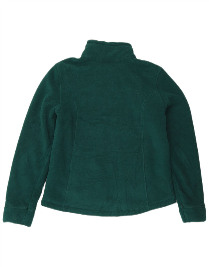 Marks & Spencer Chaqueta polar para mujer UK 12 Poliéster verde medio