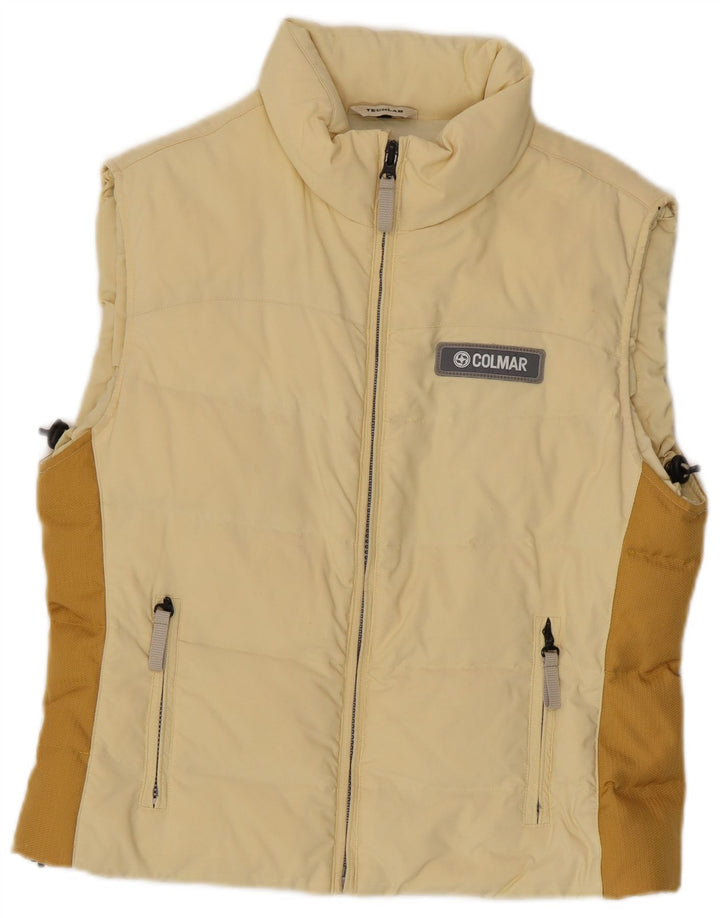 Chaleco acolchado Colmar Mujer IT 44 Poliamida color block medio beige