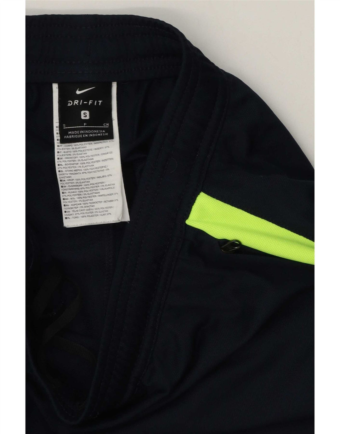 Nike - Pantalones de chándal Dri Fit para hombre (talla pequeña), color azul marino, poliéster