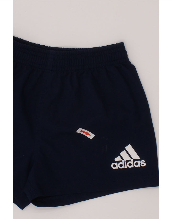 ADIDAS Pantalones cortos deportivos Leinster Rugby para niños 5-6 años Azul marino Poliéster