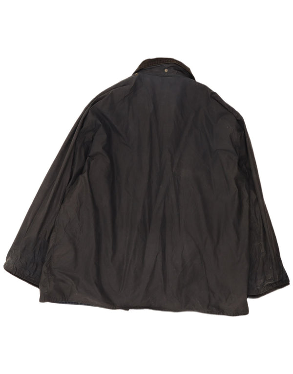 Fermoy Chaqueta de algodón encerado para hombre UK 42 XL Azul marino