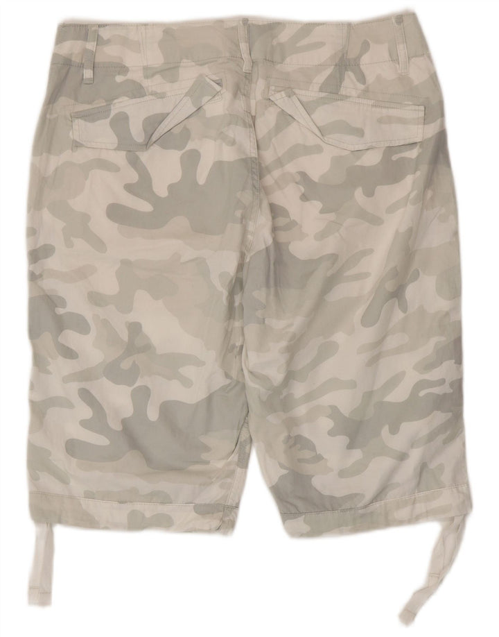 Pantalones cortos tipo cargo G-Star para hombre W33 Algodón de camuflaje gris medio