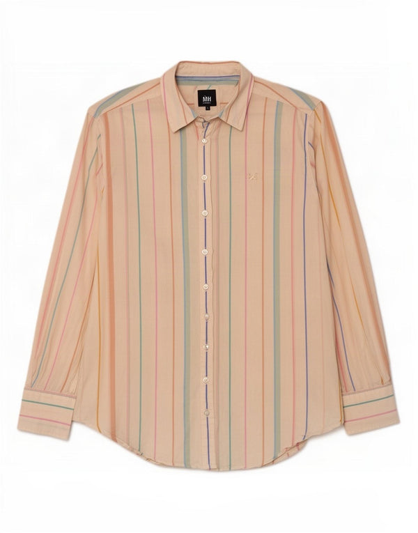Crew Clothing Camisa para mujer UK 40 Grande Algodón a rayas blancas