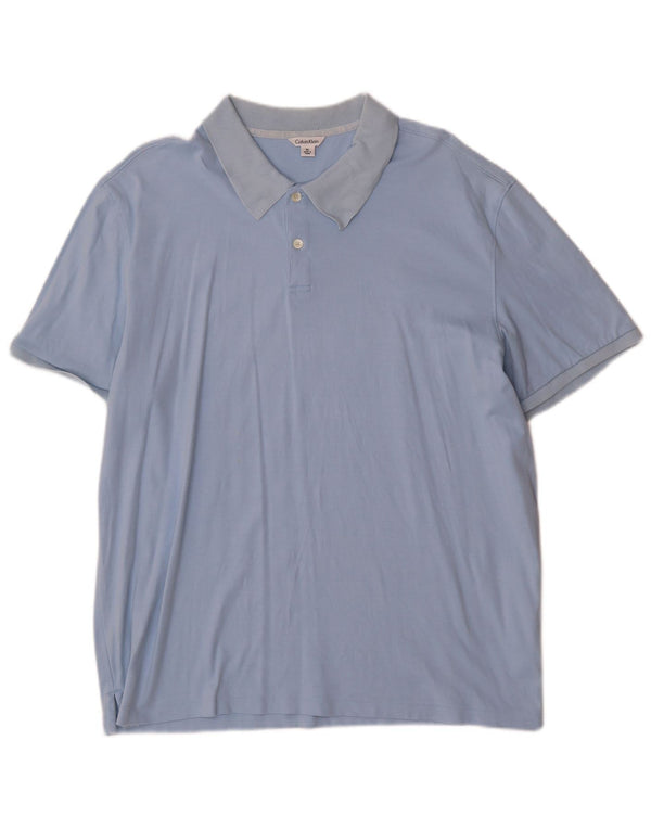 Polo Calvin Klein Hombre XL Algodón Azul