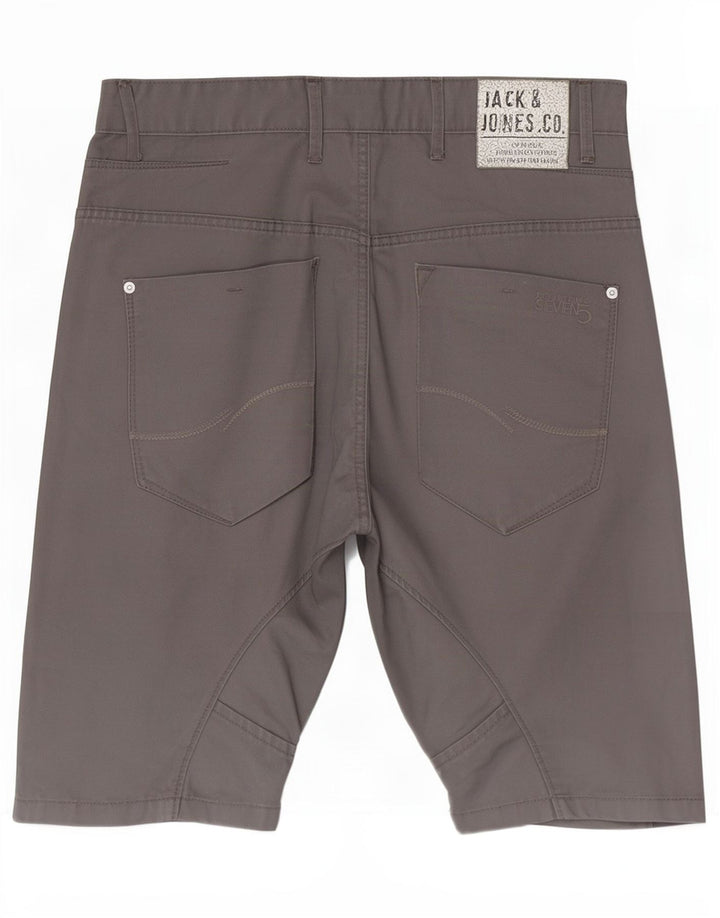 Pantalones Cortos Casuales Jack & Jones Hombre W32 Gris Medio