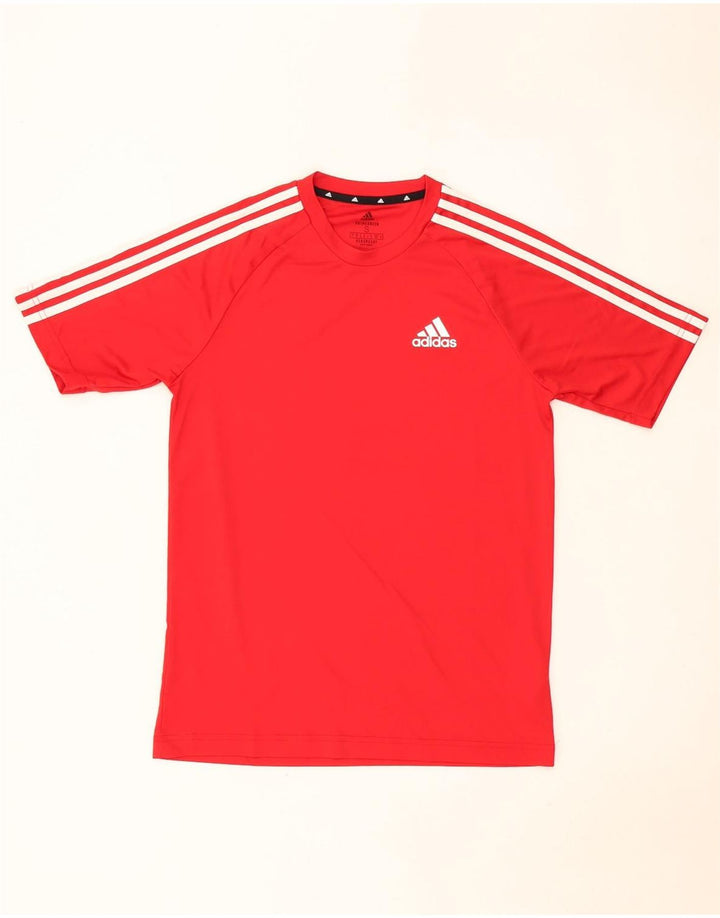 Adidas Hombre Aeroready Camiseta Top Pequeño Rojo Poliéster