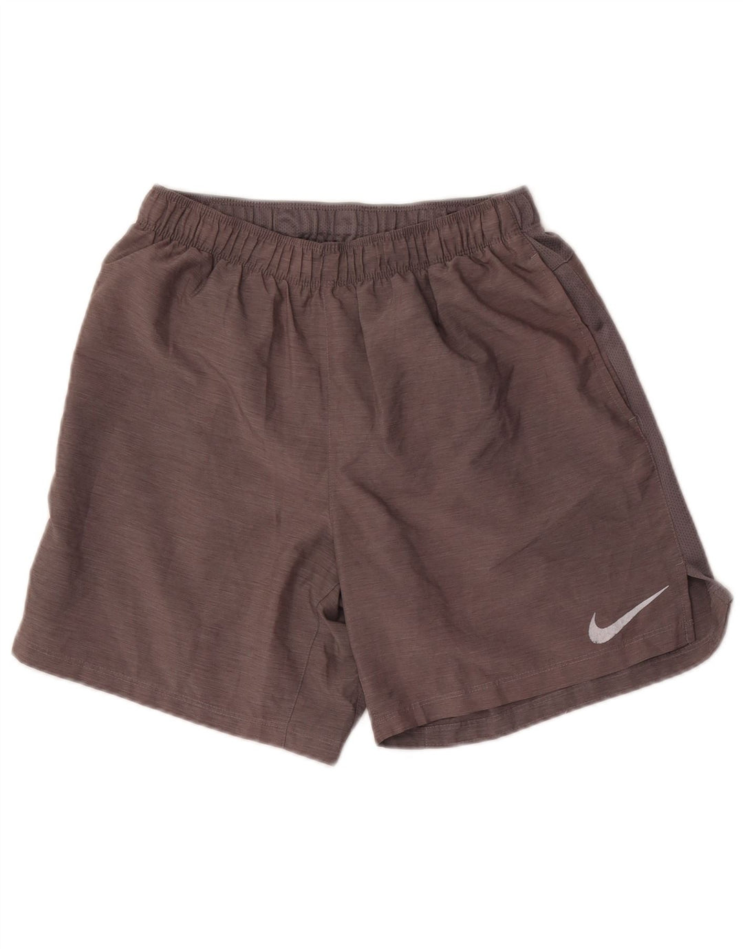 Pantalones cortos deportivos Nike Dri Fit para hombre Poliéster gris medio