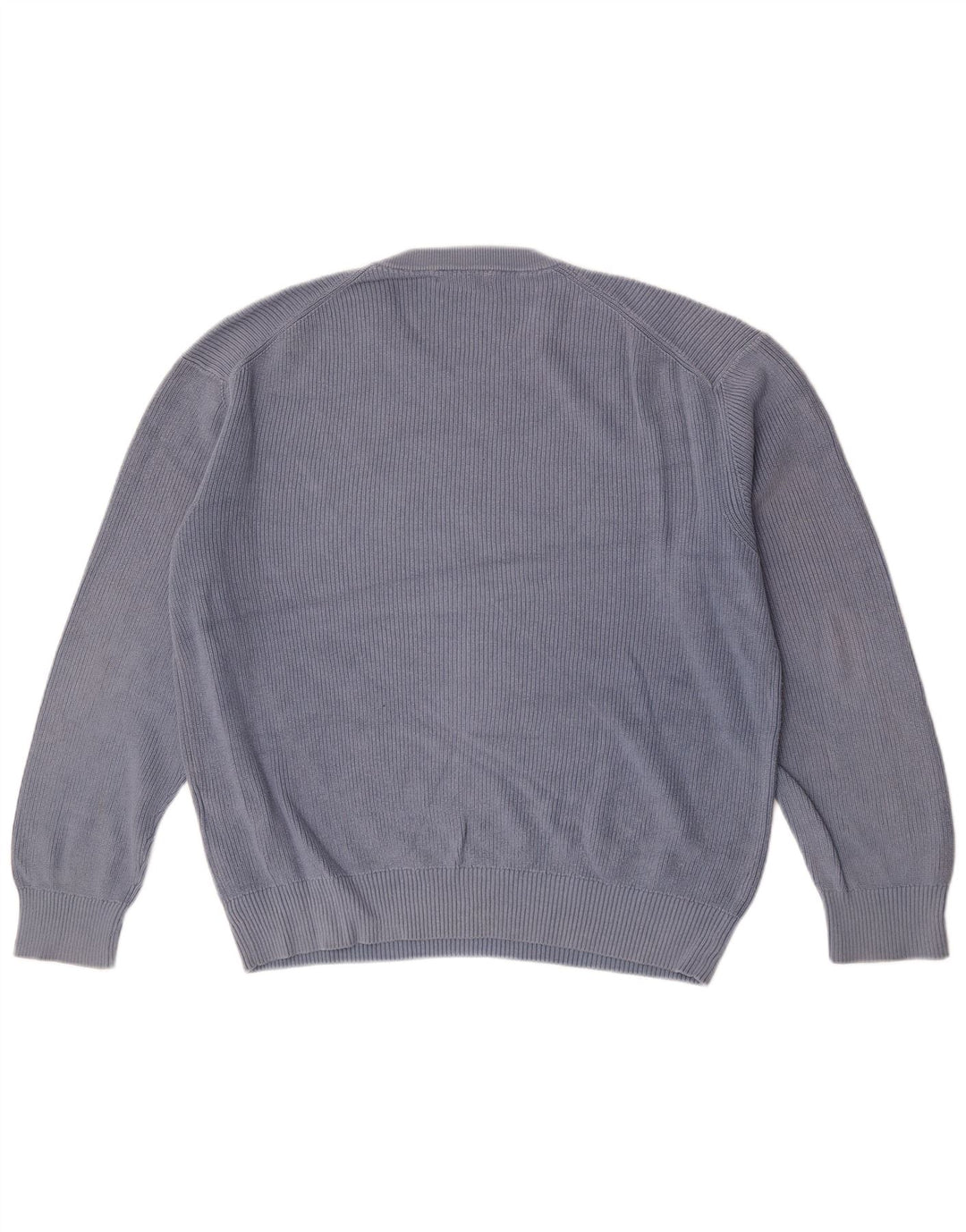 Zara Hombre Jersey De Cuello Redondo Jersey Grande Azul Algodón