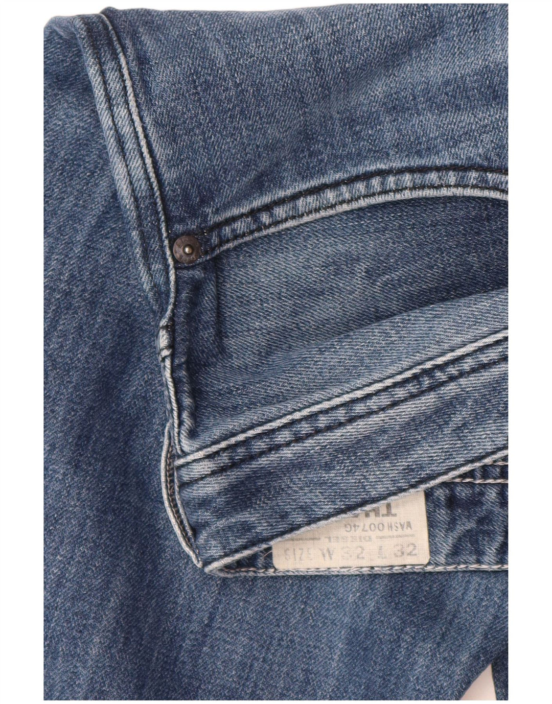 Diesel Hombre Vaqueros Slim W32 L32 Algodón Azul