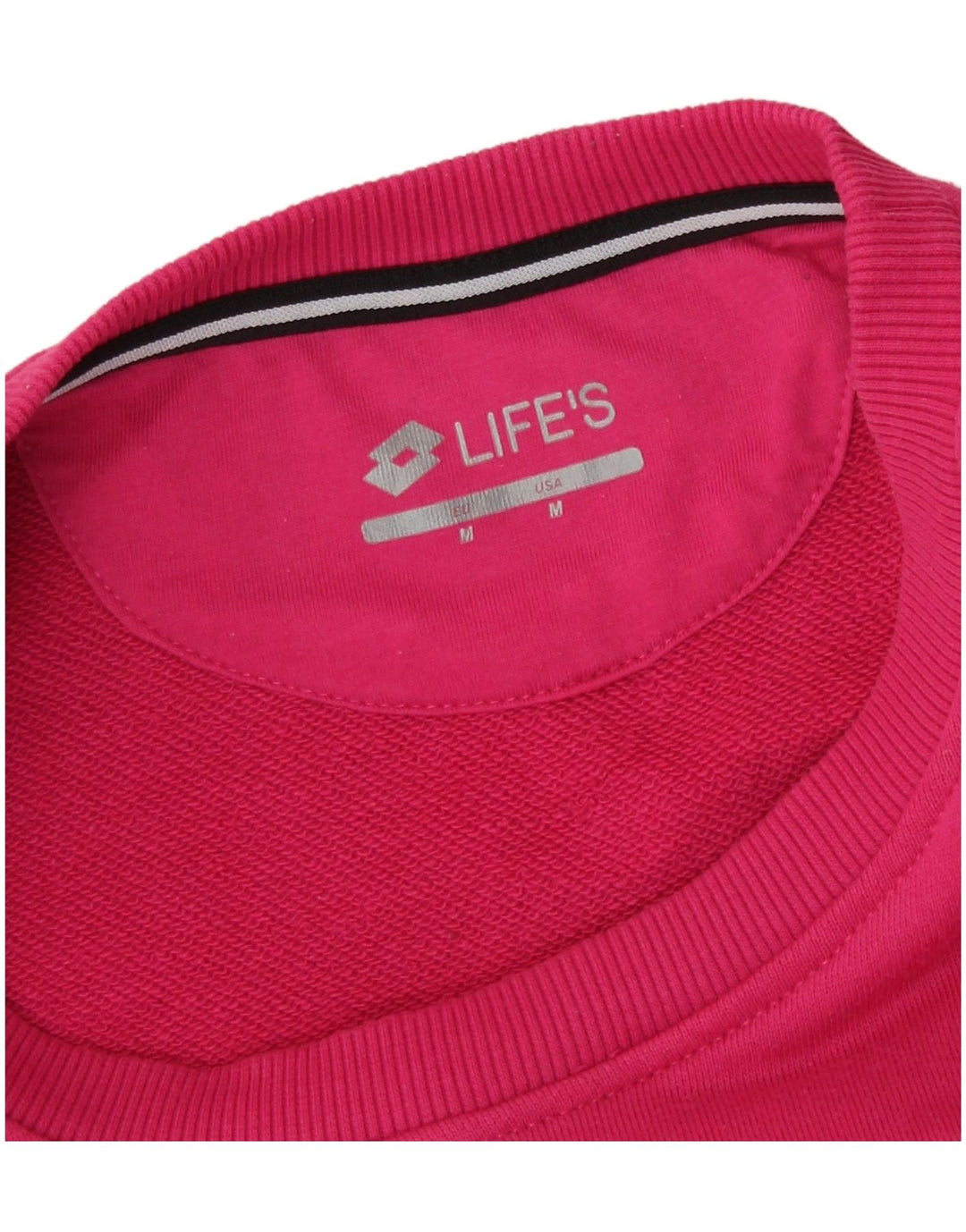Lotto Sudadera para Mujer Jumper UK 44 Algodón Rosa Medio