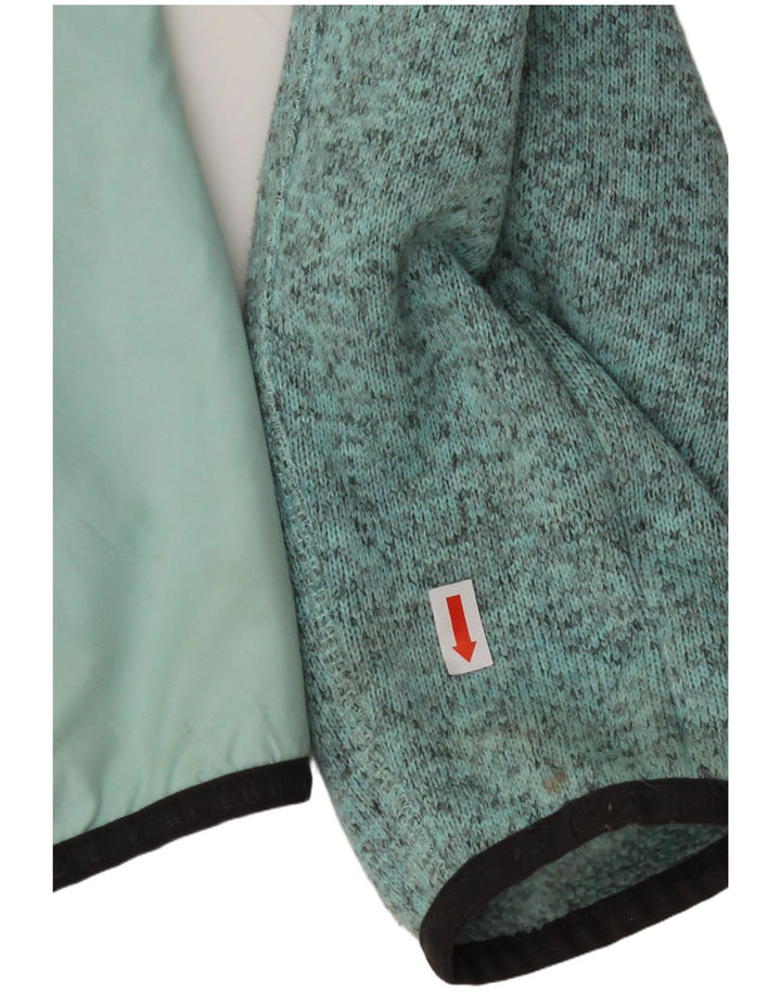 HELLY HANSEN Chaqueta superior de chándal para mujer Reino Unido 44 Grande Verde Colorblock