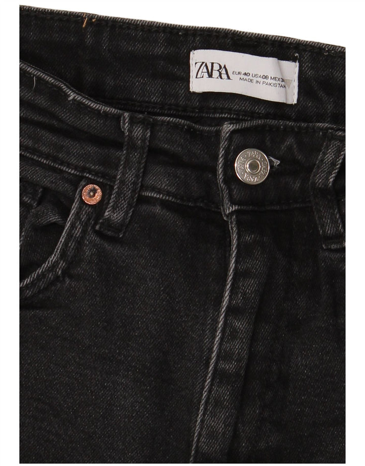 Zara Vaqueros Pitillo Mujer EU 40 Mediano W30 L26 Negro