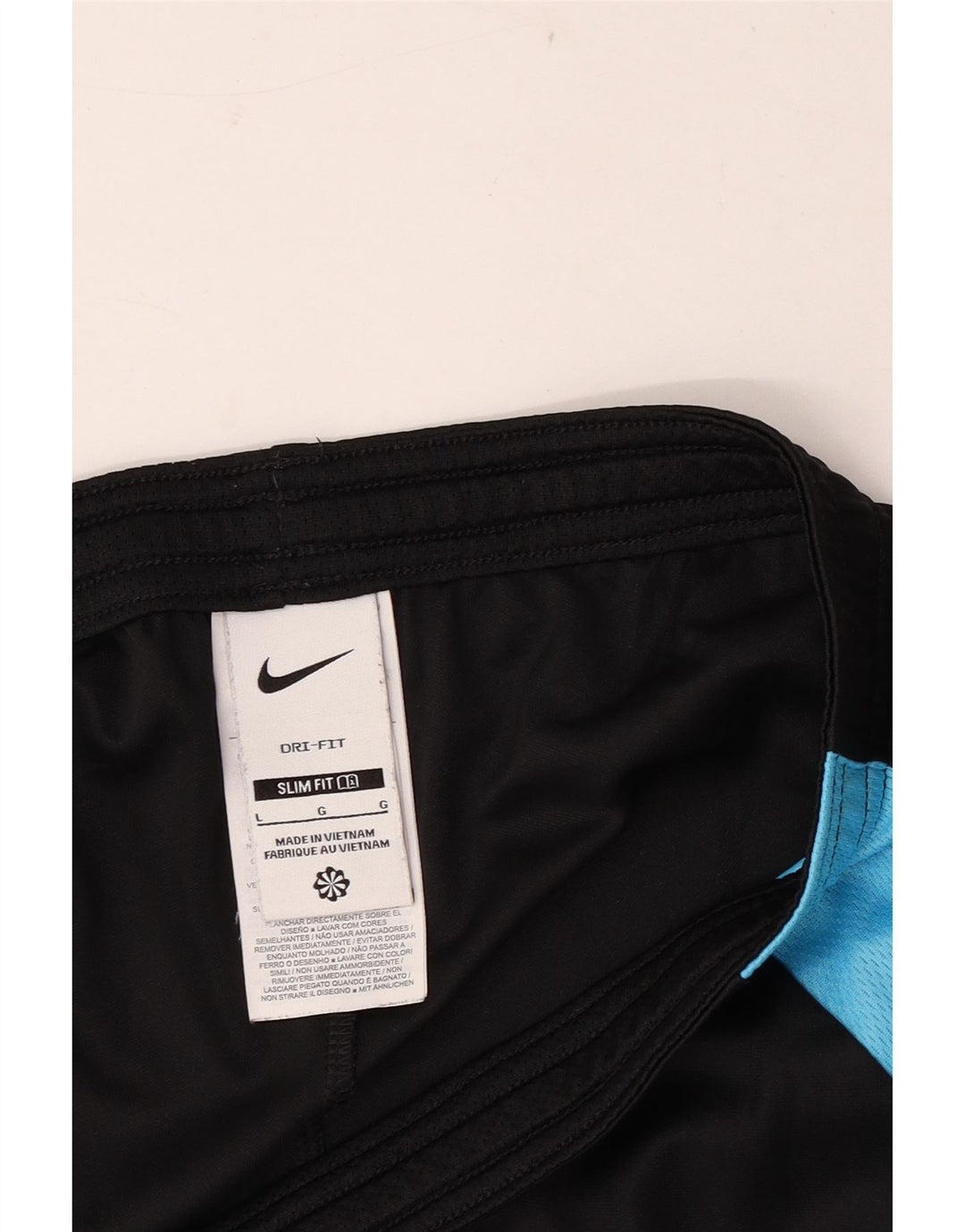 Pantalones cortos deportivos ajustados Dri Fit para hombre Nike Poliéster color negro grande