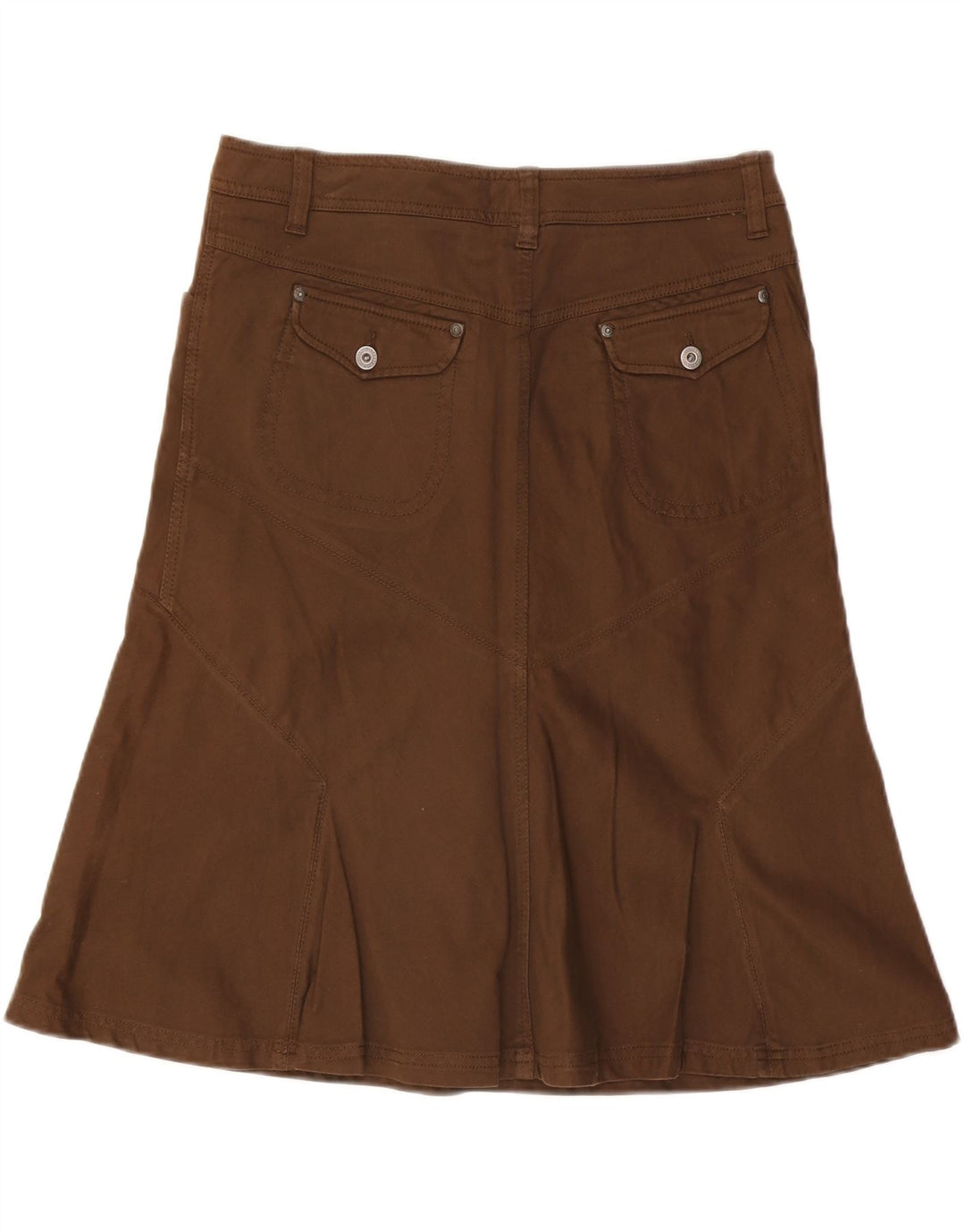 Marlboro Classics Falda acampanada para mujer EU 48 XL W36 Marrón Algodón Clásico