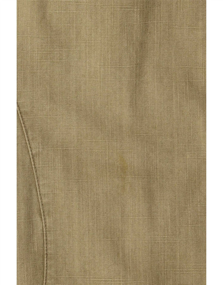Weird Fish Chaqueta Bomber con Capucha para Hombre UK 40 Large Khaki Cotton