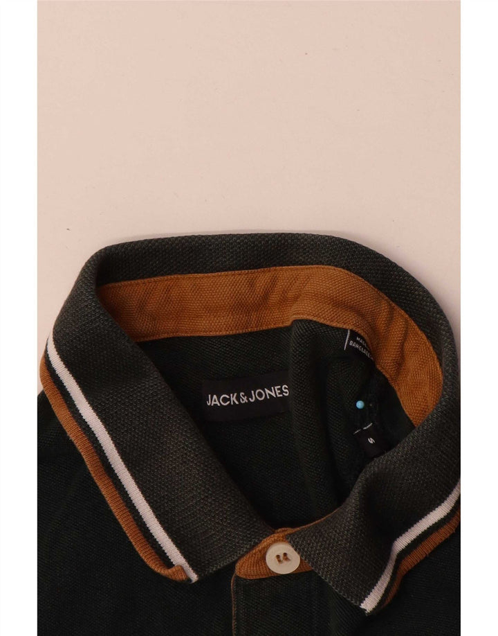 Polo Jack & Jones Hombre Small Verde Algodón