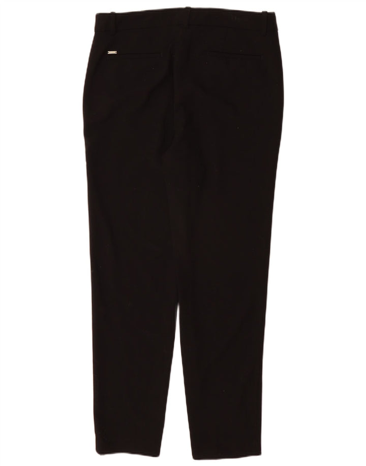 DKNY Pantalones chinos delgados para mujer US 6 Medium W32 L29 Poliéster negro