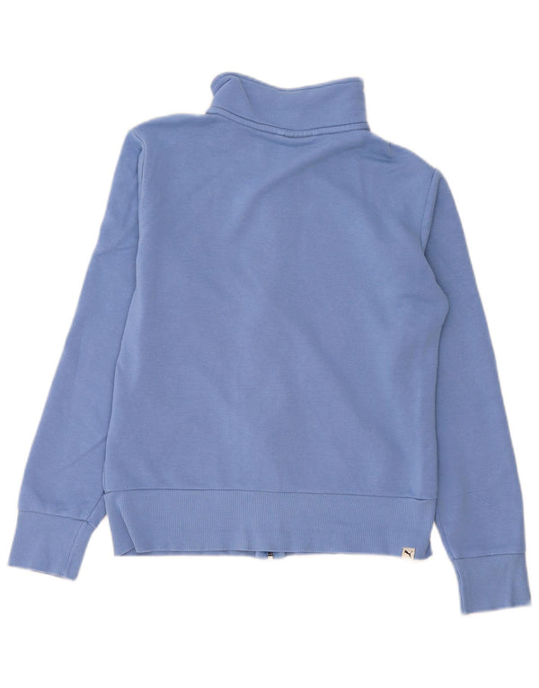 Puma Mujer Chándal Top Chaqueta UK 12 Azul Medio