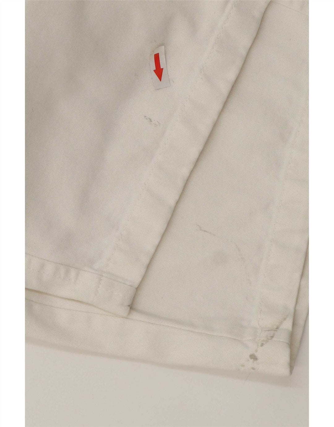 Zara Mujer Pantalón Cargo Recto EU 42 Large W32 L32 Blanco
