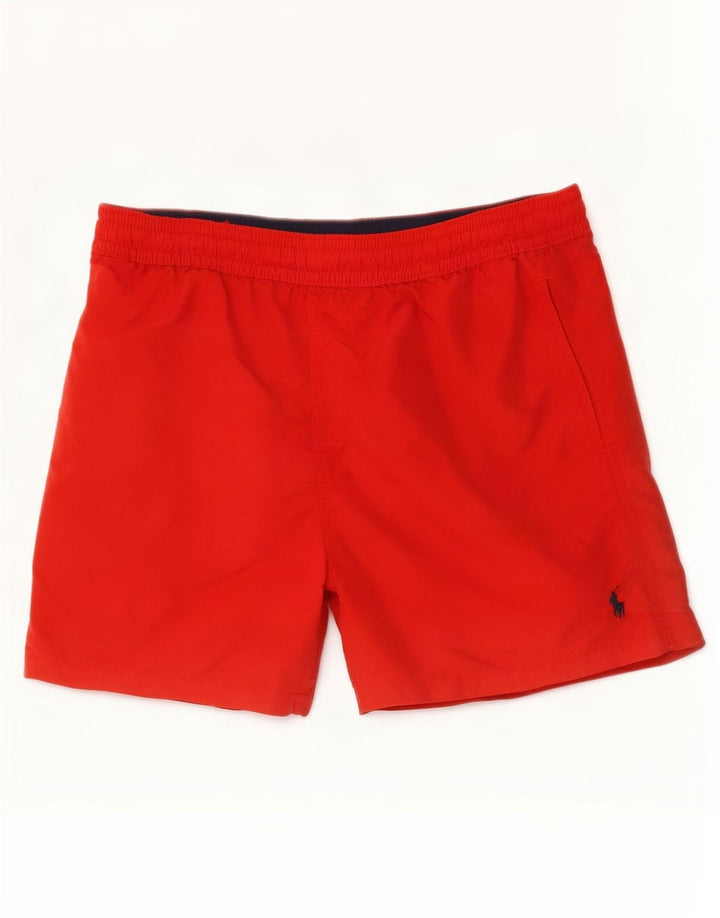 Polo Ralph Lauren Hombre Bañador Shorts Mediano Rojo Poliéster